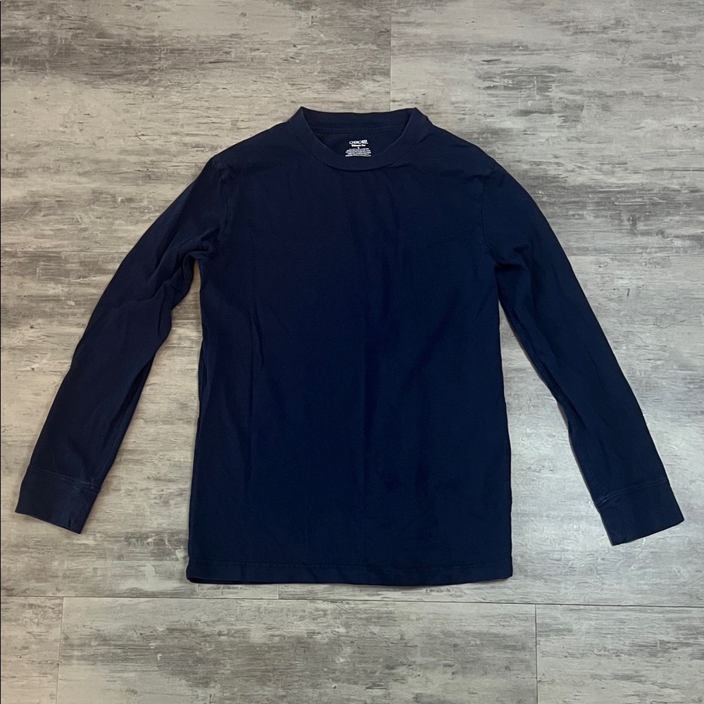 Cherokee Ultimate Tee Crewneck Long Sleeve TShirt Blue Size Large